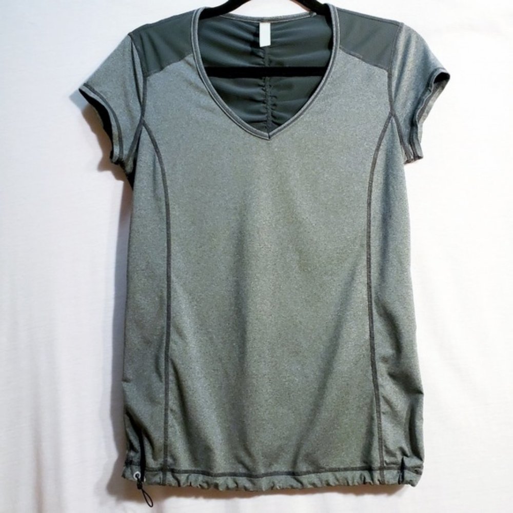 Lucy Activewear Grey Short Sleeve Workout Top